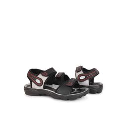 PENNEN Boys Black Synthetic Slip-On Comfort Sandals-picture-1