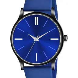 CSAMON Men Dial & Straps Analogue Watch SlimBLK LR05BLU 804BLU_SH-83