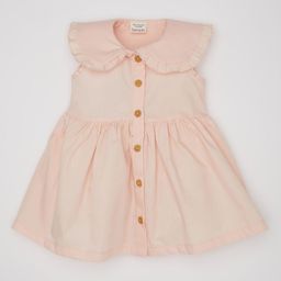 DeFacto Girls Peter Pan Collar A-Line Dress-picture-16