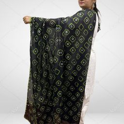 BOMBAY BUTA Printed Bandhani Dupatta image 5