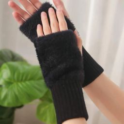 Solid Winter Women Gloves-image-70