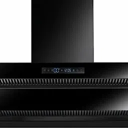 6076 Chimney with Double Draft Suction, Inverter Technology, BLDC Motor,60CM Auto Clean Wall Mounted BLACK 1400 CMH Chimney-image-70