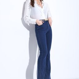 Vero Moda Women Bootcut High-Rise Stretchable Jeans-picture-41