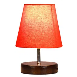 Devansh Orange Textured Table Lamp image 2