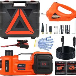 5 in 1 Electric Hydraulic Car Jack with Electric Impact Wrench Tire Inflator Vehicle Jack-image-101