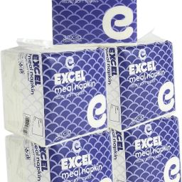 Meal Napkin Tissue 30*30CM (Pack Of 5) White Paper Napkins-13