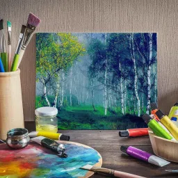 variety canvas 22 X 30 STRETCHED CANVAS Cotton Medium Grain Pre Stretched Canvas, Stretched Canvas Board, Primed Canvas Board, Board Canvas (Set of 1) image 5