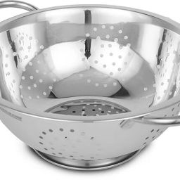 Steel Kitchen Fruit Vegetable Rice Washing Basket Strainer kitchen with Handle Colander-image-13