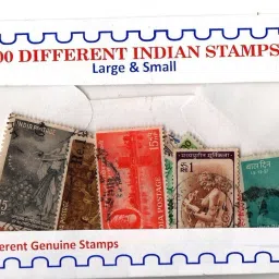 100 Different Old Republic India Small & Large Definitive Indian Stamps set Stamps-22