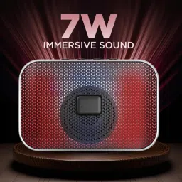 Lipzie Bluetooth Speaker with 12-Hour Playtime – Portable Wireless Speaker Deep Bass 8 W Bluetooth Party Speaker image 4