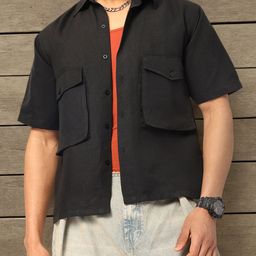 Kook N Keech Urban Armor Boxy Pockets Relaxed Shirt-image-74