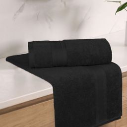 MYTRIDENT Black 2 Cotton 500 GSM Bath Towel-image-12