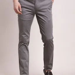 Turtle Men Checked Relaxed Slim Fit Chinos-image-29