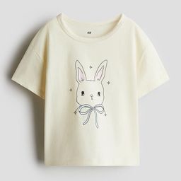 H&M Printed Jersey Top-image-17