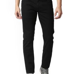 Basics Men Jean Slim Fit Low-Rise Low Distress Stretchable Jeans-image-50