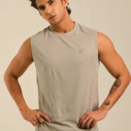 EAZY Men Dry-Fit Gym Innerwear Vests EZ_QDRN_PGREY_S-picture-1