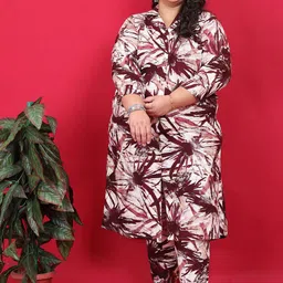 DIVASTRI Printed Shirt With Trouser Co-Ords-image-52