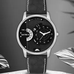Shocknshop Men Brass Dial & Leather Straps Analogue Watch MT37-image-16