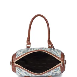 THE CLOWNFISH Structured Shoulder Bag with Tasselled image 4