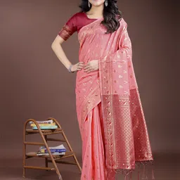 LeeliPeeri Designer Ethnic Motifs Woven Zari Saree-image-65