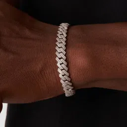 LITCHI Men Silver-Toned Stainless Steel Bracelet-picture-41