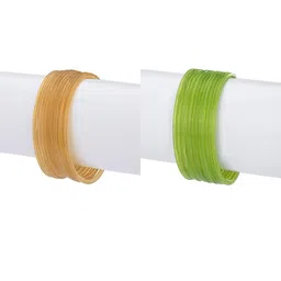 1ST TIME Set Of 24 Yellow Alloy Bangles-picture-26