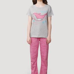 evolove Women Printed Night suit-image-24