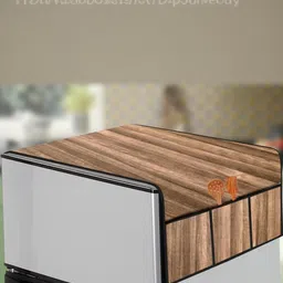 The Furnishing Tree Brown Plastic Refrigerator Cover-image-50
