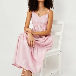 max Women Cotton Fit & Flare Midi Dress-image-79