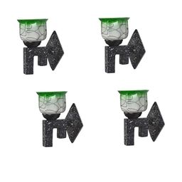 1ST TIME Green & White Solid Glass Traditional Cylinder Wall Lamps Wall Lamps-picture-2