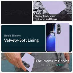 SPRIG Solid Printed Back Case Mobile Accessories image 2