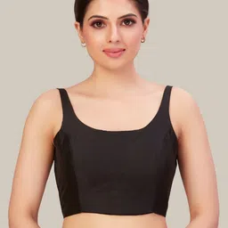 Studio Shringaar Round Neck Readymade Saree Blouse-image-42