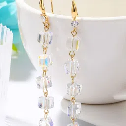 StyleCast x Revolte Floral Drop Earrings image 1