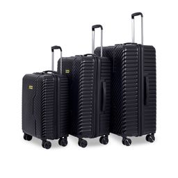 WROGN Pack Of 3 Hard Sided Cabin, Medium & Large Trolley Bags-15