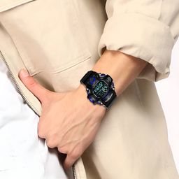Hala Men Solid Round Tang Regular Digital Watch image 2