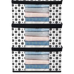 AMAK INC Black Fabric Multi-Utility Wardrobe Organisers-picture-46