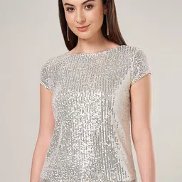 Annabelle by Pantaloons Women Embellished Sequined Regular Top-picture-25