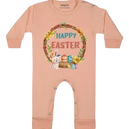 Arvesa Happy Easter Printed Bodysuit-image-47
