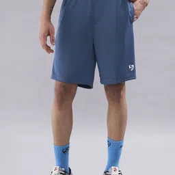 SG Men Mid-Rise Loose Fit Sports Shorts-image-59