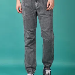 V-Mart Men Mid-Rise Clean Look Jogger Jeans-image-34