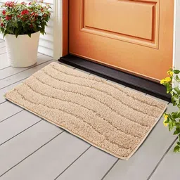 Aura Brown Patterned Water Absorbing Anti-Skid Doormats-picture-7