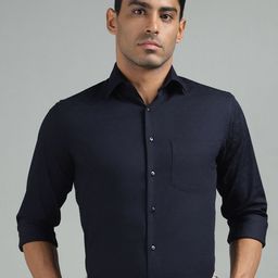 Richlook Classic Textured Tailored Fit Formal Shirt-image-38