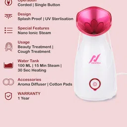 NexLev 2 In 1 Face Steamer For Cough & Cold image 5
