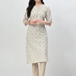 ALL WAYS YOU Women Regular Kurta with Trousers-picture-46