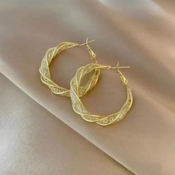 SZN Circular Korean Hoop Earrings-24