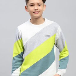 Monte Carlo Boys Cotton Colourblocked Pullover-picture-33