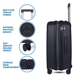 Polo Class Set Of 2 Textured Hard-Sided Trolley Bag image 3