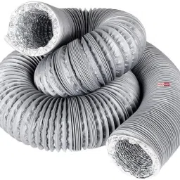 6"/150mm 32FT PVC Flexible Pipe/Insulated Duct Pipe/ Chimney Duct Pipe/Inline Fan duct ventilation pipe Hose Pipe-image-41