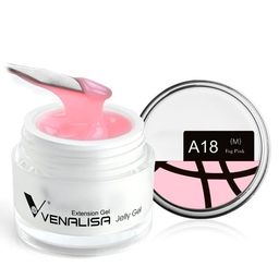VENALISA UV Sculpture Nail Extension Hard Jelly Builder Gel - 30 ml - Fog Pink  - A18 (M)-55