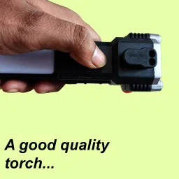 breston New 3W LED high power long distance waterproof torchlight Torch image 3
